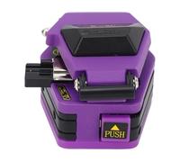 Cryfokt High Accuracy Fiber Optic Cleaver Professional Optical Cable Cutter Tool for Seamless Splicing 0.25mm 0.9mm Tungsten Steel Purple