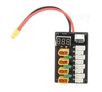 Cryfokt High Security Xt60 Parallel Charging Board with 15A Fuse for 3S 4S Battery Charging, Ideal for RC Enthusiasts