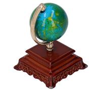 Cryfokt High Simulation 1:12 Dollhouse Miniature Globe, Sturdy Alloy Material, Lovely Appearance for Developing Visual Senses, Perfect for Role Playing