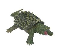 Cryfokt High Simulation Snapping Tortoise Model, Hand Painted Animal Figurine, Great for Teaching and Home Decor, Made of Plastic, 1 Unit