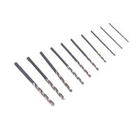 Cryfokt High Speed Steel Mini Twist Drill Bit Set for Efficient Drilling, 10pcs HSS Drill Bits for Wood Carving Hole Punching Beeswax Walnut, for DIY Enthusiasts