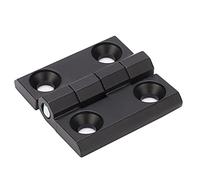 Cryfokt Hinge Zinc Alloy Double Compression Spring Durable Screw Mounting Hinge for Cabinet Doors Unit Doors Black 39x40mm 1 Piece (58 * 58mm)