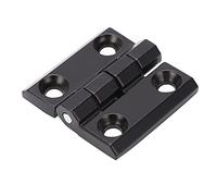 Cryfokt Hinge Zinc Alloy Double Compression Spring Durable Screw Mounting Hinge for Cabinet Doors Unit Doors Black 39x40mm 1 Piece (39 * 40mm)