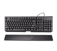 Cryfokt Illuminated RGB Wired Keyboard 104 Keys Good Resilience Mechanical Feel Keyboard for Gaming ABS Material (GK60 keyway black)
