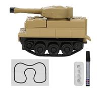 Cryfokt Inductive Line Following Robot Car Educational Toy for Children Fun Learning and Creativity Plastic Durable 1 Unit (777-006 tank)