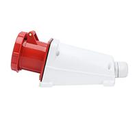 Cryfokt Industrial 3 Phase 4 Pin Socket Connector for Harsh Environments, Polypropylene Cover for Industry/, 380V-415V 63A 3P+E