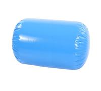 Cryfokt Inflatable Air Roller, PVC Gymnastics Tumble Equipment for Kids Home Use,Back Handspring Trainer Tumbler, Inflatable Tumbling Mat Cheerleading Mat for Training (Blue)