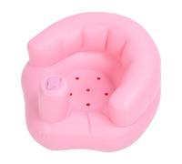 Cryfokt Inflatable Baby Seat Secure Leakproof Foldable Built in Gas Pump PVC Infant Support Chair Perfect for Babies Bathing Playing Feeding