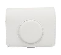 Cryfokt Instant Camera Case Vintage Retro Scratch Proof with Shoulder Strap for Mini PU Leather Bag (White)