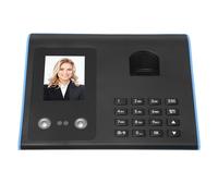 Cryfokt Intelligent Biometric Attendance Machine, Face Recognition Fingerprint Password Time Clock with 500 Face 1500 Fingerprint Storage, with Smart Anti Error System (GB Plug)
