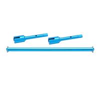 Cryfokt Joint Shaft Set Aluminum Alloy Upgrade Kit for TT02 RC Car, Lightweight, High Performance, Easy Installation, 1 X Drive Shaft, 2 X Connector Cups