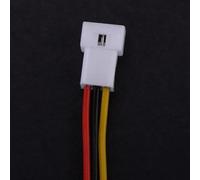 Cryfokt JST 3P Connection, JST Angle Connections with Wiring Cables JST1.25, 100 Mm Cable Right Angle of Male and Female Plugs for 7 Kernels 20 Sets/pack 2 PIN, 3pin (3Pin male and female set)