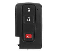 Cryfokt Key Fob Case for Prius 2004-2009, ABS, Easy Installation, Protects Car Keys From Damage, 3 Button Black Cover