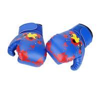 Cryfokt Kids Boxing Gloves Premium Durable Punch Training Gear for Ages 2-11 Hook & Loop Closure Breathable PU Leather (Blue)