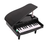 Cryfokt Kids Electronic Piano Toy Durable Black Music Learning Toy for