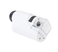 Cryfokt Kids Portable High Definition Mini Microscope for Students, Ideal for Outdoor Activities, Robust ABS Material, 2 AAA Batteries, Suitable for Middle School Students (White)