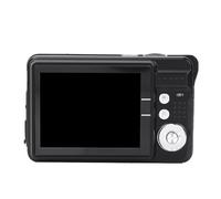 Cryfokt Kids Toy Video Camera with Built-in Microphone, Auto Turn On/Off, Various Scenes for Children (Black)