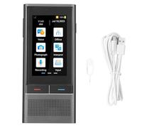Cryfokt Language Translator Device, 2.8 Inch Color Touch Screen 138 Languages 4G WiFi Voice Translation with Noise Canceling Microphone, for Travel Business Communication