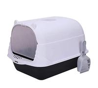 Cryfokt Large Enclosed Cat Litter Box with Odor Control, Comfortable and Durable Design for Cats, Made of PP, Includes 1 Unit (Free shovel + activated carbon deodorizing bag)