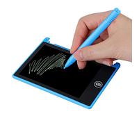 Cryfokt LCD 4.5inch Handwriting Drawing Board for Children Kids Reminder Note, Writing Tablet for Children Drawing List Memo, Writing Board for Kids Learning, LCD for Memo (Blue)