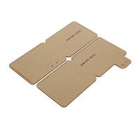 Cryfokt Leather Acrylic Template, 2-Pcs Clear and Long-Lasting Tool for Crafting Card Packages, Perfect for Makers and Hobbyists