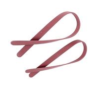 Cryfokt Leather Bag Handles Replacement Durable Handbag Straps Sewing DIY for Purses 2X 21.7 Inch (Wine Red)