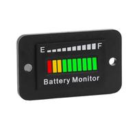 Cryfokt LED Battery Fuel Gauge, Multi-voltage Range, Durable Design