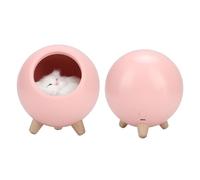Cryfokt LED Night Light Cute Cat Design Touch Dimming for Bedroom Decoration White 14.3cm (Pink)