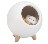 Cryfokt LED Night Light Cute Cat Design Touch Dimming for Bedroom Decoration White 14.3cm (White)