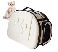 Cryfokt Lightweight Cat Carrier Bag with Side Opening Design for Easy (No