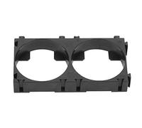 Cryfokt Lithium Battery Bracket 50pcs Double Cell Holder Compact Durable Design for Neatly Arranging Batteries Flame Retardant Plastic 56.5 * 29 * 8.7mm