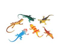 Cryfokt Lizard Toys Set with 6 Realistic Figurines, Educational Early Learning Models, PVC Material, Perfect for Kids' Social Interaction and Playtime