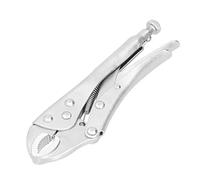 Cryfokt Locking Pliers with Curved Jaw, Adjustable Grip (7 Inch) | 45# steel, durable construction, multi-functional, for home repairs, strong clamping power