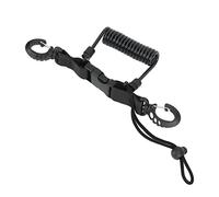 Cryfokt Loss Proof Spring Coil Rope, Scuba Diving Camera Anti Lost Strap 360 Degree Rotation Quick Disassembly Fixed Button for Diving Training
