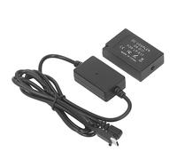 Cryfokt LP E17 Dummy Battery DR E17 DC Coupler with Type C Power Adapter for 760D 750D 77D 800D 850D M3 M5 M6 R10 R8 Camera Kit for Indoor/Outdoor