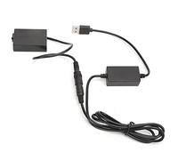 Cryfokt LP-E8 Dummy Battery DC Coupler with USB Cable for DSLR Cameras Continuous Power Supply for Photography, Lightweight Design