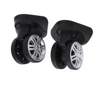Cryfokt Luggage Casters, PP+PET Practical Quiet Suitcase Casters for Suitcase for Luggage