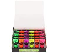 Cryfokt Luminous Neon Face Paint Set for Adults Kids Safe Washable 24 Colors Glow Body Paint Kit Halloween Party Festival Carnival Non Tox