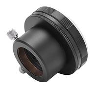 Cryfokt Macro Lens Adapter for EF/EF-S Sturdy Durable Aluminum Alloy Camera to Eyepiece Adapter, Manual Focus for All 1.25in Telescope Eyepieces