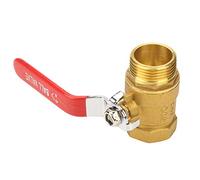 Cryfokt Male and Female Thread Brass Ball Valve Long Service Life 1" DN25 for Water Control