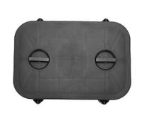 Cryfokt Marine Boat Deck Rectangular Access Hatch, Heavy Duty Non Slip Nylon 262X393Mm Boat Deck Hatch Lids with Embedded Handle, for Ships Yachts Rvs, Easy Installation (Black)