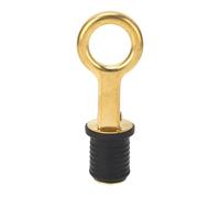 Cryfokt Marine Brass Screw Type Compression Drain Plug for Boats 2 Pcs and Practical Tool (1 inch)