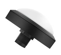 Cryfokt Massive 100mm LED Button for DIY Assembly, Illuminated Convexity Console Replacement for Large Game Machines, 1pc (100#-white+three-legged switch+LED light)