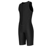 Cryfokt Men's 2MM Sleeveless Shorty Wetsuit Durable Neoprene Diving Suit for Swimming Snorkeling Paddleboarding Activities (L)