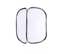 Cryfokt Mesh Cage Foldable Net for Watching Caterpillars Transform Into Butterflies - 40x40x60cm Educational Science Toy with Large Zipper Opening (White)