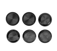 Cryfokt Metal Analog Grips Replacement 6Pcs Aluminum Alloy Thumbsticks for Edge Controller, Enhanced Control for Gaming Enthusiasts (Black)