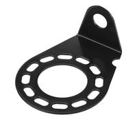 Cryfokt Metal Mounting Bracket Holder for 7 Pin 13 Pin Trailer Plug Socket Durable Securely Mounting for European Style Trailer Black for Owners