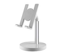 Cryfokt Metal Phone Stand with Anti-skid Design | Compatible with devices under 10 inch, durable material and construction, 360 degree adjustable, perfect for watching movies