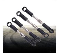 Cryfokt Metal Pull Rod Accessory for 144001,High Strength RC Replacement Part for 1/14 Four-wheel Drive Alloy Car,Easy to Install,Recommended Age Above 6 Years Old,Material: Metal,2 Long & 2 Short