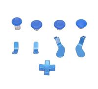 Cryfokt Metal Replacement Thumbsticks High Performance Kit for Elite Controller Series 2 - Enhance Gameplay for Gamers - Stainless Steel Material (Blue)